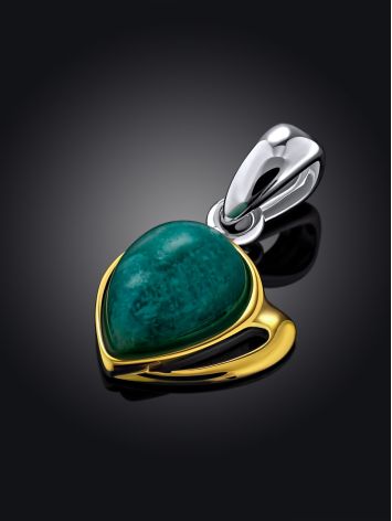 Classy Silver Amazonite Pendant, image , picture 2