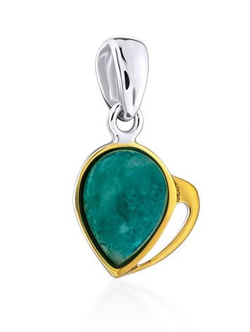 Classy Silver Amazonite Pendant, image , picture 3