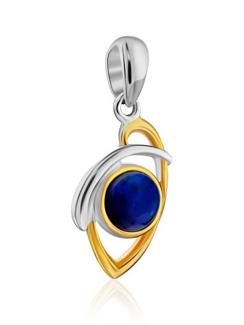 Adorable Silver Lapis Lazuli Pendant, image , picture 4