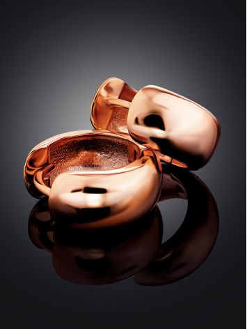 Rose Plated Silver Hoop Earrings The ICONIC, image , picture 2
