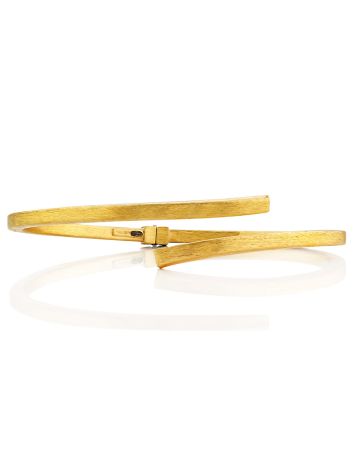 Fashionable Gilded Silver Bangle Bracelet The Silk, image , picture 4