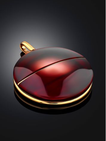 Minimalist Design Red Amber Pendant The Sangria, image , picture 2