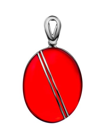 Gorgeous Gold Amber Pendant The Sangria, image 