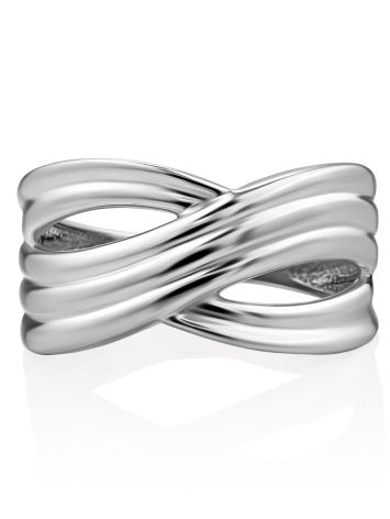 Sleek Silver Ring, Ring Size: 6.5 / 17, image , picture 4