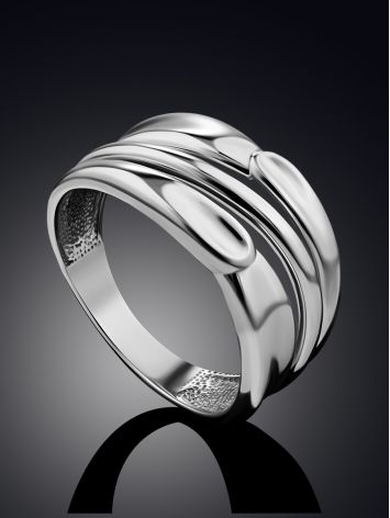 Sleek Silver Ring, Ring Size: 7 / 17.5, image , picture 2