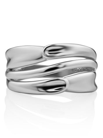 Sleek Silver Ring, Ring Size: 8 / 18, image , picture 4
