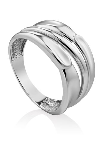 Sleek Silver Ring, Ring Size: 7 / 17.5, image 