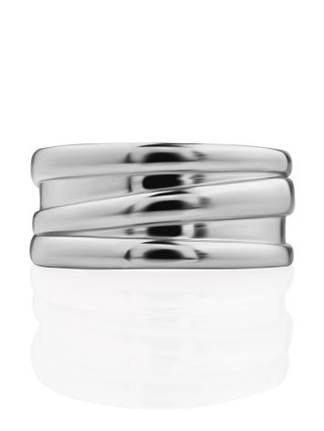 Minimalist Design Silver Ring, Ring Size: 6.5 / 17, image , picture 4