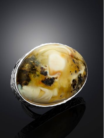 Exclusive Multicolored Amber Cocktail Ring The Bella Terra, Ring Size: Adjustable, image , picture 2