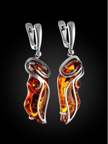 Refined Amber Dangle Earrings The Rialto, image , picture 3