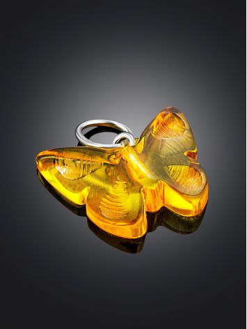 Chic Amber Butterfly Pendany, image , picture 2