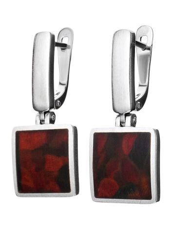 Geometric Amber Earrings The London, image , picture 5