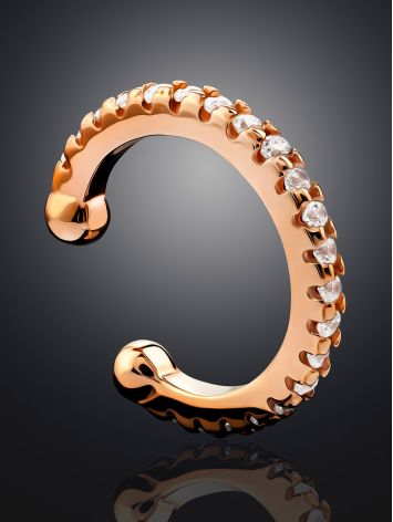 Rose Plated Silver Crystal Ear Cuff The ICONIC, image , picture 2