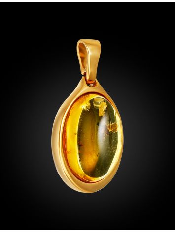 Luminous Amber With Fossil Fly Pendant The Clio, image , picture 4