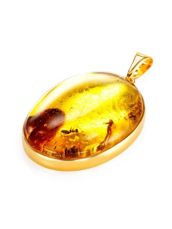 Elegant Amber With Fossil Insects Pendant The Clio, image , picture 5