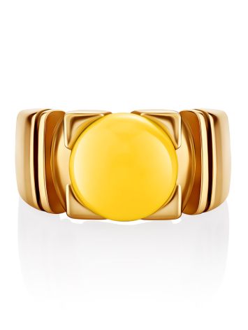 Honey Amber Golden Ring The Rondo, Ring Size: 5.5 / 16, image , picture 4