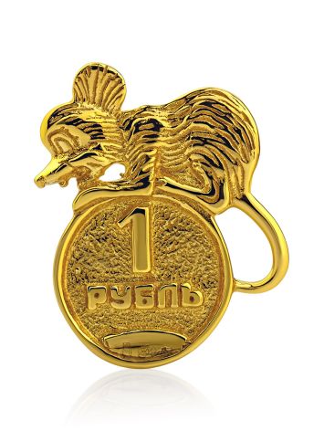 Attract Money Amulet For Wallet "Mouse", image 