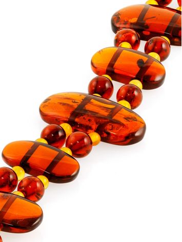 Boho Chic Style Amber Choker Necklace, image , picture 5