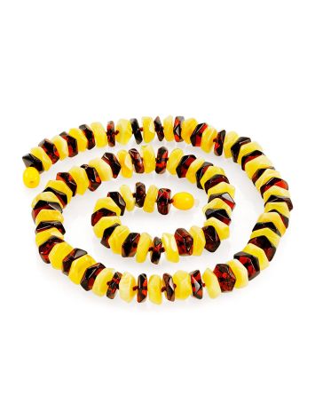 Two Tone Amber Beaded Necklace, image , picture 4