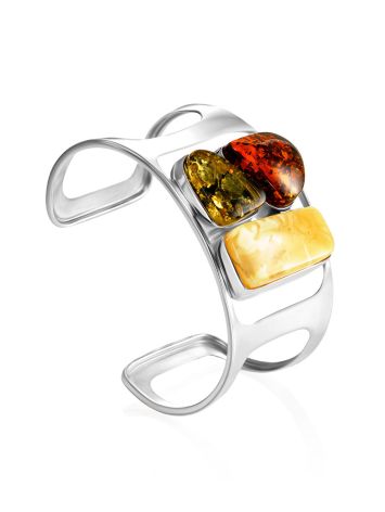 Bold Amber Cuff Bracelet The Bella Terra, image , picture 3