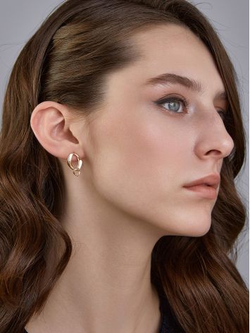 Chic Rose Plated Silver Chain Earrings The ICONIC, image , picture 3