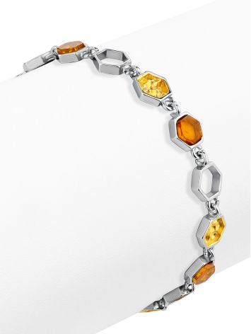 Luminous Amber Link Bracelet The Bee, image , picture 3