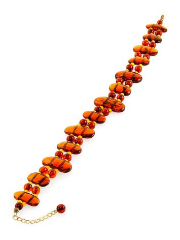 Boho Chic Style Amber Choker Necklace, image 
