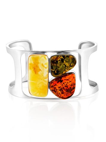 Bold Amber Cuff Bracelet The Bella Terra, image 