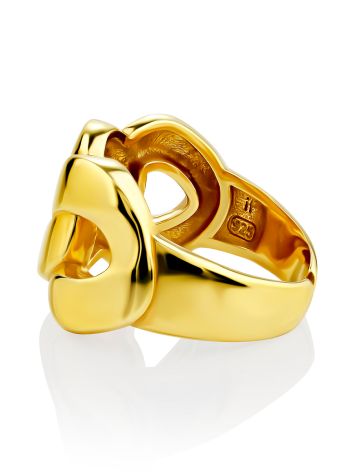 Trendy Gilded Band Ring The ICONIC, Ring Size: Adjustable, image , picture 5