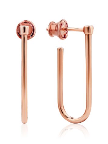 Trendy Rose Gold Plated Earrings The ICONIC, image 