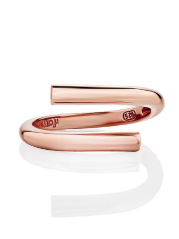 Trendy Rose Gold-Plated Ring The ICONIC, Ring Size: Adjustable, image , picture 3
