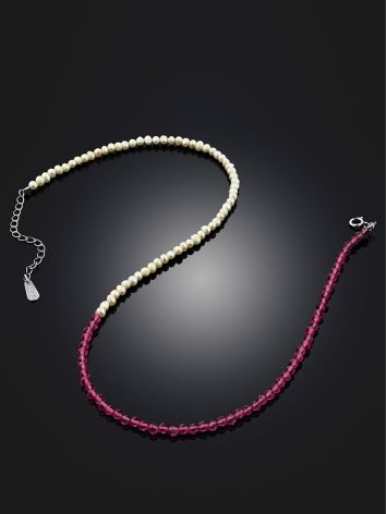 Pearl And Pink Spinel Choker Necklace The Link, image , picture 2