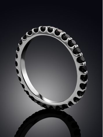 Dark Crystal Infinity Ring, Ring Size: 7 / 17.5, image , picture 3