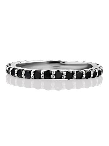 Dark Crystal Infinity Ring, Ring Size: 7 / 17.5, image , picture 4