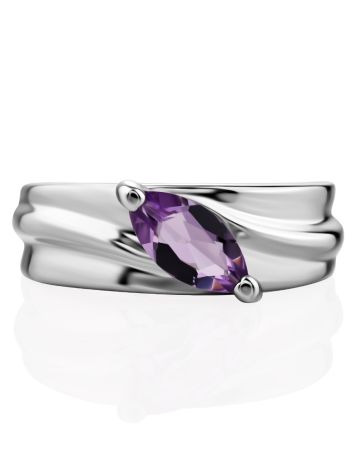 Lilac Marquise Cut Amethyst Ring, Ring Size: 6 / 16.5, image , picture 4