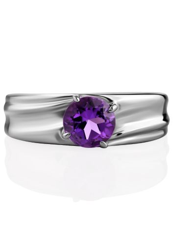 Stylish Natural Amethyst Ring, Ring Size: 8 / 18, image , picture 3