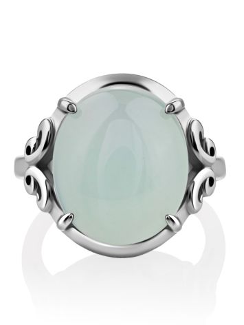 Mint Colored Chalcedony Ring, Ring Size: 9.5 / 19.5, image , picture 4