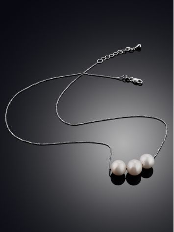 Minimalist Design Pearl Necklace, image , picture 2