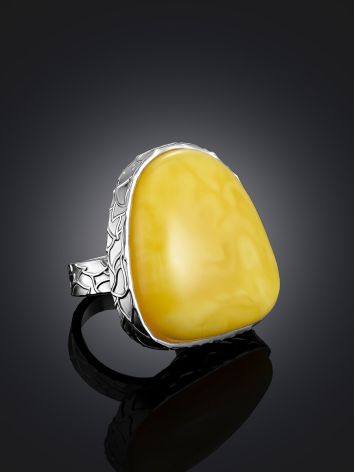 Fabulous Amber Cocktail Ring The Bella Terra, Ring Size: Adjustable, image , picture 2