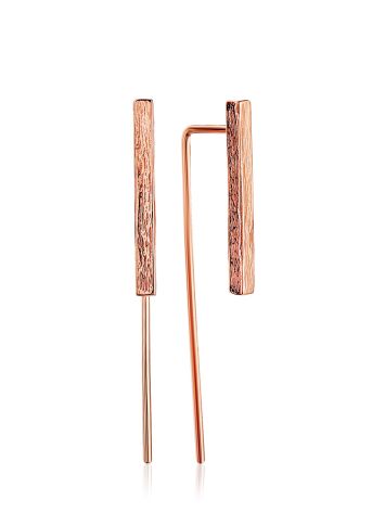 Geometric Design Rose Gold Plated Earrings The ICONIC, image 