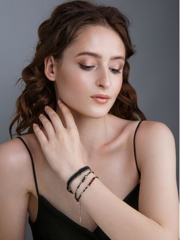 Designer Amber And Hematite Bracelet Set The Link, image , picture 5