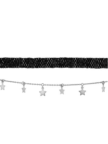 Braided Choker Necklace With Stars The Link, image 