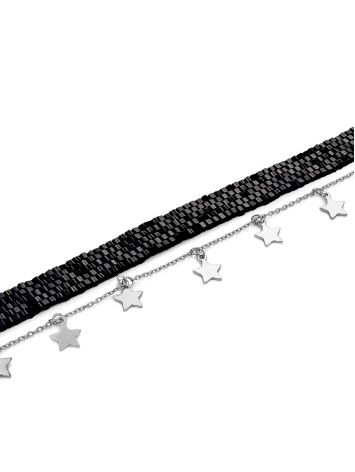 Braided Choker Necklace With Stars The Link, image , picture 3