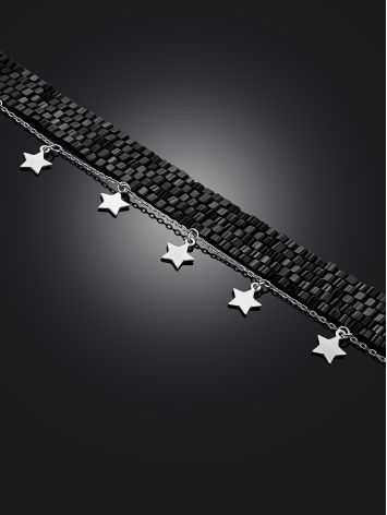 Braided Choker Necklace With Stars The Link, image , picture 2