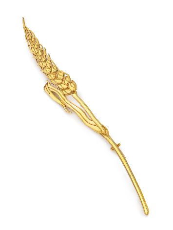 Ultra Chic Wheat Ear Brooch, image , picture 4