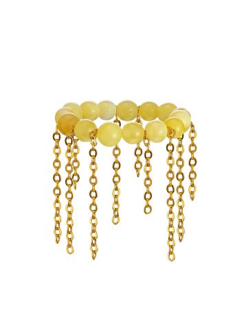 Designer Amber Stretch Ring The Palazzo, image 