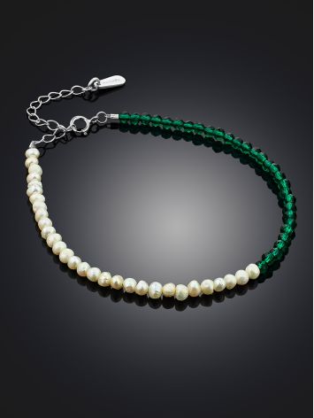 Pearl Beaded Bracelet With Spinel The Link, image , picture 2