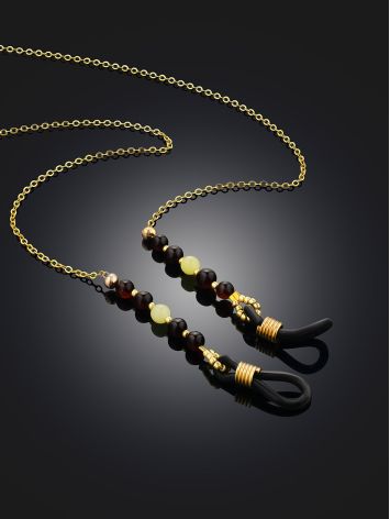 Trendy Sunglasses Chain With Amber Beads The Palazzo, image , picture 2