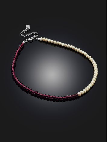Pink Spinel And Pearl Anklet Bracelet The Link, image , picture 2