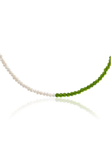 Pearl Choker With Green Spinel The Link, image 